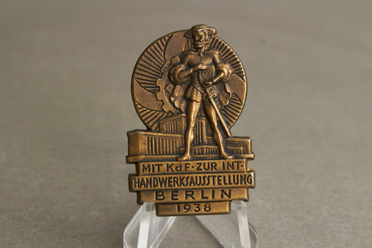 WW2 Tysk KdF (Kraft durch Freude) Tinnie. En af de bedre. Original.
