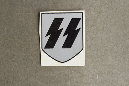 WW2 Tysk Hjelm Dekal. Kopi.