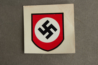 WW2 Tysk Hjelm Dekal. Kopi.