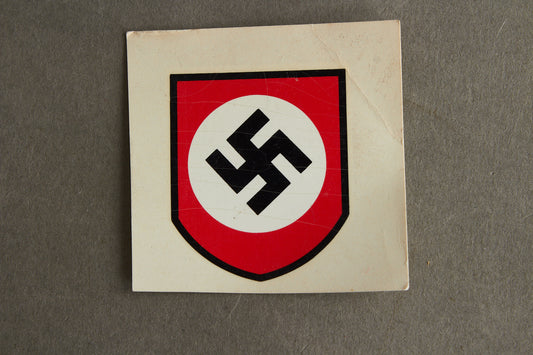 WW2 Tysk Hjelm Dekal. Kopi.