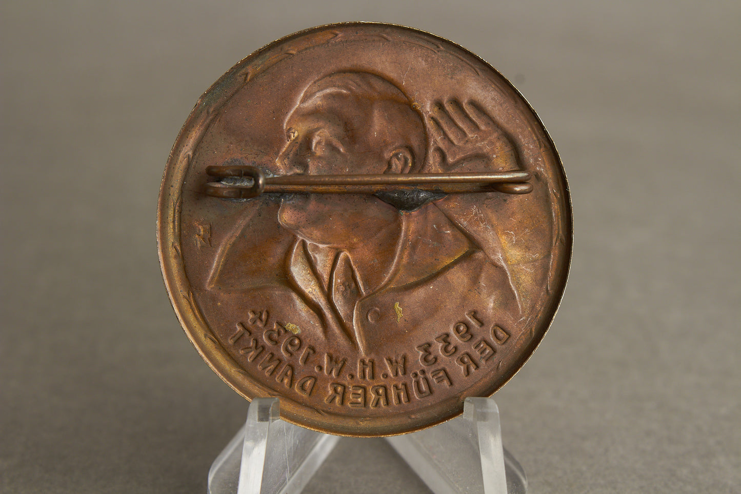 WW2 Tysk NSDAP / WHW Tinnie. En af de bedre. Original.