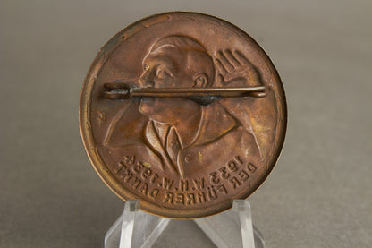 WW2 Tysk NSDAP / WHW Tinnie. En af de bedre. Original.