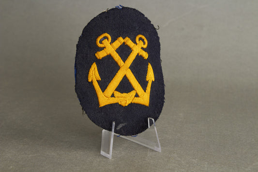 WW2 Tysk Kriegsmarine Specialist Ærmemærke. Broderet "Luxus Ausführung". Original.