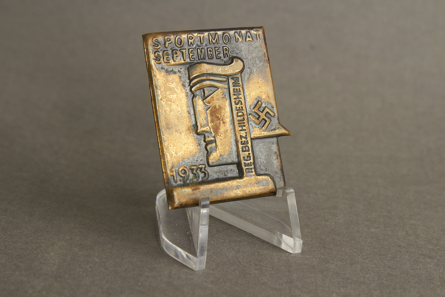 WW2 Tysk Tidlig 1933 NSDAP Tinnie. Original.