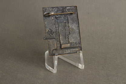 WW2 Tysk Tidlig 1933 NSDAP Tinnie. Original.