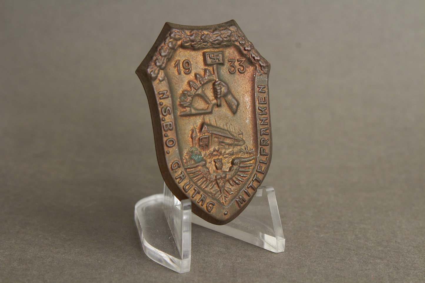 WW2 Tysk NSBO Tinnie. En af de bedre. Original.