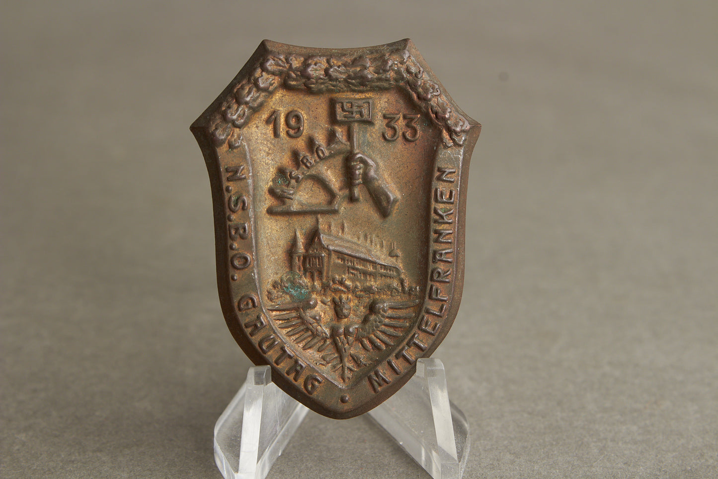 WW2 Tysk NSBO Tinnie. En af de bedre. Original.