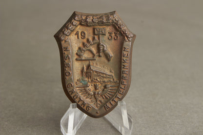 WW2 Tysk NSBO Tinnie. En af de bedre. Original.
