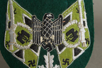 WW2 Tysk "Fahnenträger" Ærmemærke. Meget veludført kopi (museums kvalitet).