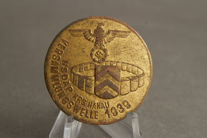 WW2 Tysk NSDAP Tinnie. I pap. Sjælden. Original.