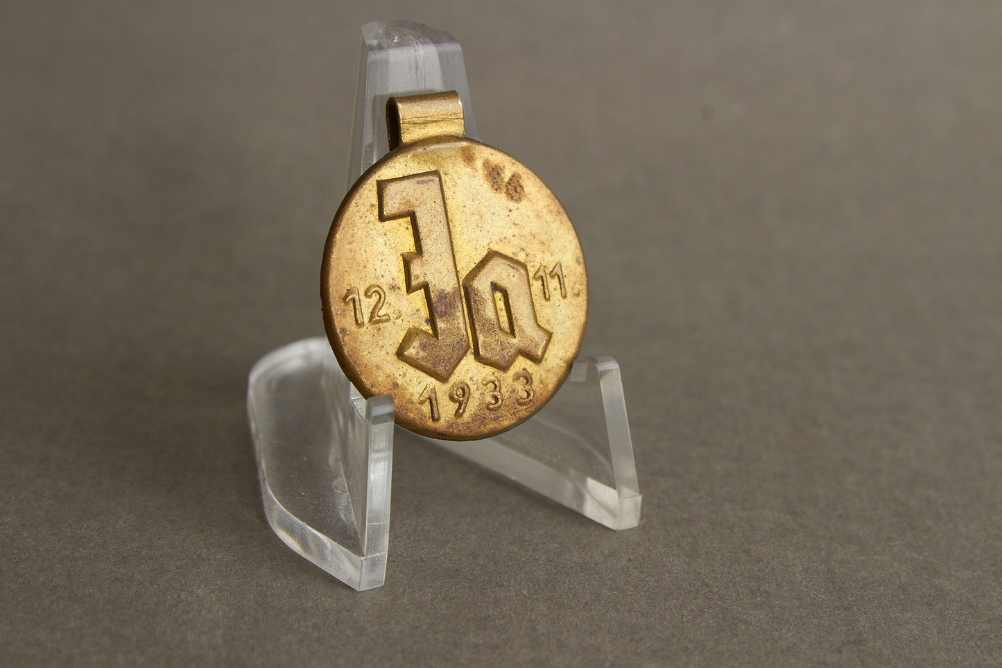 WW2 Tysk NSDAP Tinnie. Original.