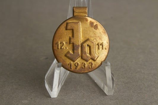 WW2 Tysk NSDAP Tinnie. Original.