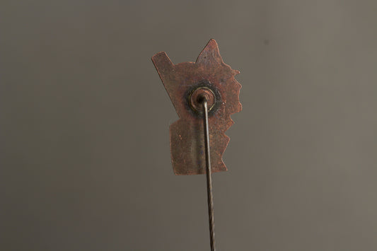 WW2 Tysk Hitler / Mussolini Pin. Sjælden. Original.