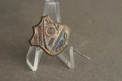 WW2 Tysk NSDAP Schützenfest pin. Original.