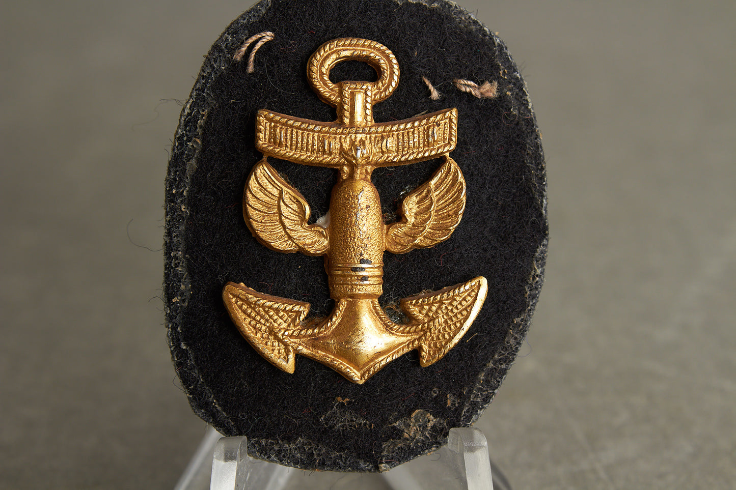 WW2 Tysk Kriegsmarine Specialist Mærke til Manchet. I Metal. Original.