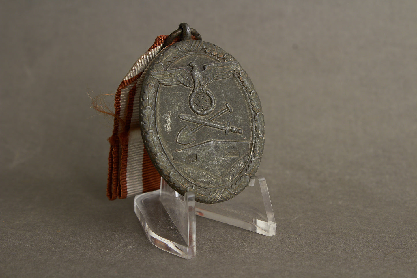 WW2 Tysk Westwall Medalje. Original.