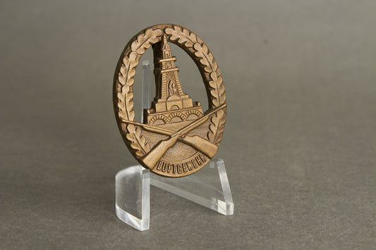 WW2 Tysk Kyffhäuerbund Medalje for skydning med Luftgevær i Bronze. Original.