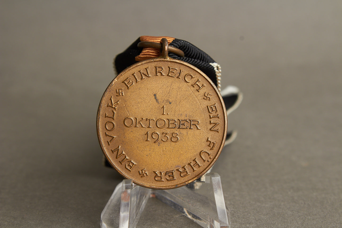 WW2 Tysk 1. Oktober 1938 Medalje. Original.