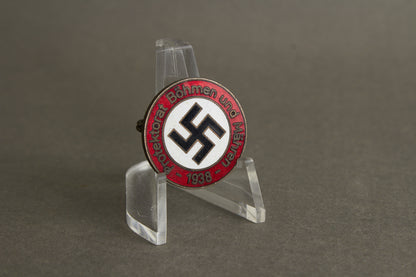WW2 Tysk NSDAP "Protektorat Bröhmen und Mähren" Medlemsmærke. Se Beskrivelse.