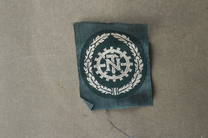 WW2 Tysk "TN" (Technische Nothilfe) Officer Ærmemærke. Original.
