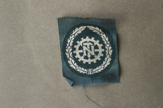 WW2 Tysk "TN" (Technische Nothilfe) Officer Ærmemærke. Original.