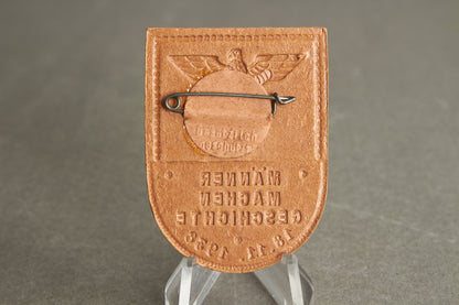 WW2 Tysk NSDAP Tinnie i Pap fra 1938. Original.