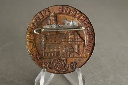 WW2 Tysk Kraft durch Freude (KdF) Tinnie fra 1938. Original.