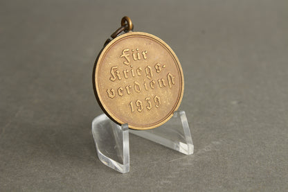 WW2 Tysk Kriegsverdienst Medalje. Original.