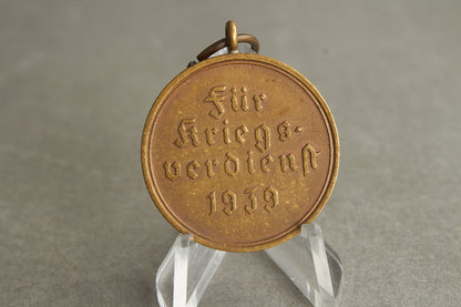 WW2 Tysk Kriegsverdienst Medalje. Original.