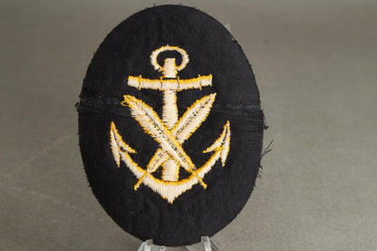 WW2 Tysk Kriegsmarine Specialist Ærmemærke. Original.