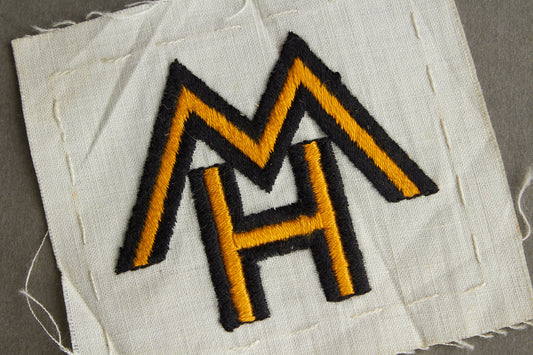 WW1 Tysk Veteran Stofmærke (Kyffhäuserbund, Stahlhelmbund mv), fra ukendt lokalforening. Original.