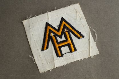 WW1 Tysk Veteran Stofmærke (Kyffhäuserbund, Stahlhelmbund mv), fra ukendt lokalforening. Original.