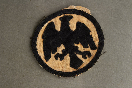 WW1 Tysk Veteran Stofmærke (Kyffhäuserbund, Stahlhelmbund mv), fra ukendt lokalforening. Original.