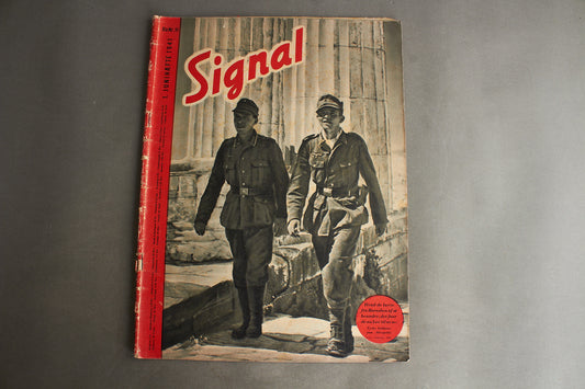 WW2 Tysk/Dansk Signal Blad. Original.