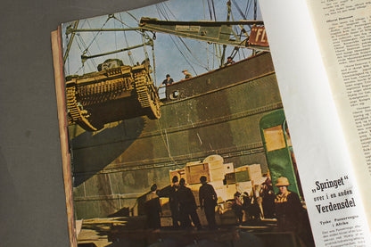 WW2 Tysk/Dansk Signal Blad. Original.