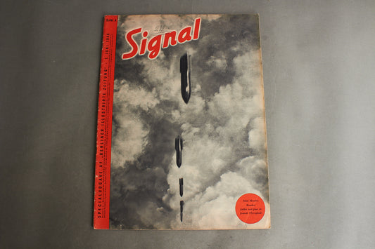 WW2 Tysk/Dansk Signal Blad. Original.