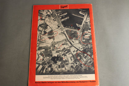 WW2 Tysk/Dansk Signal Blad. Original.