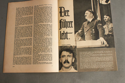 WW2 Tysk NSDAP Blad fra 1939. Original.