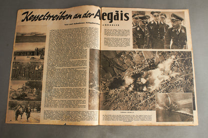 WW2 Tysk Luftwaffe "Der Adler" Blad fra 1941. Original.