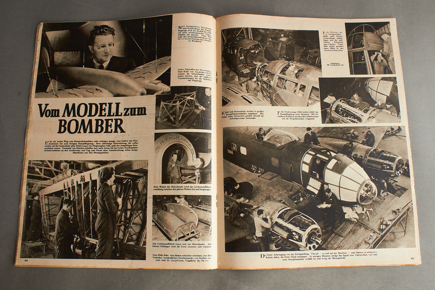 WW2 Tysk Luftwaffe "Der Adler" Blad fra 1941. Original.