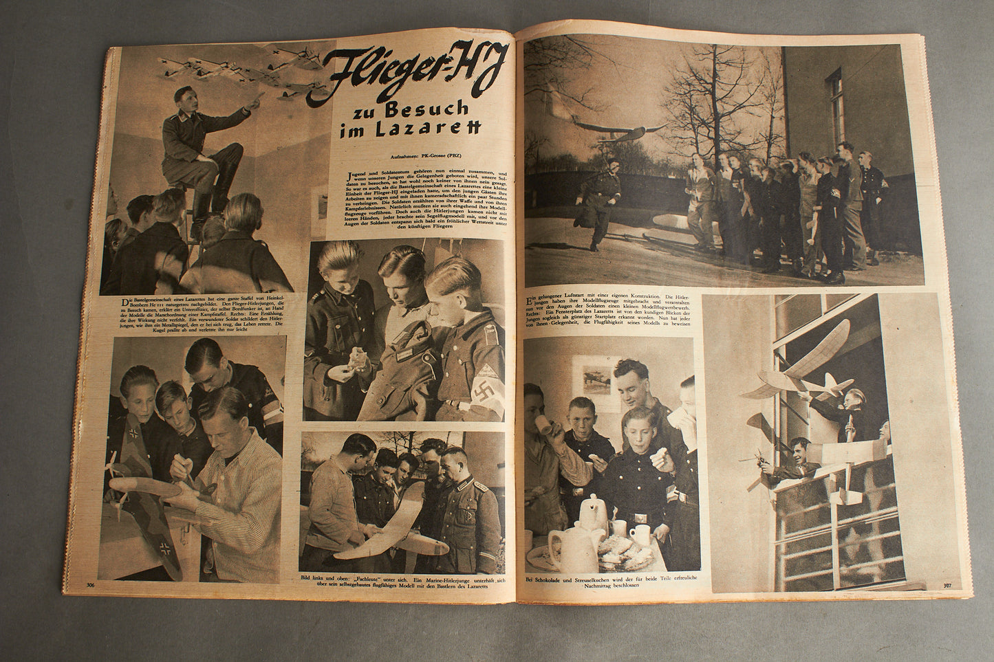 WW2 Tysk Luftwaffe "Der Adler" Blad fra 1941. Original.