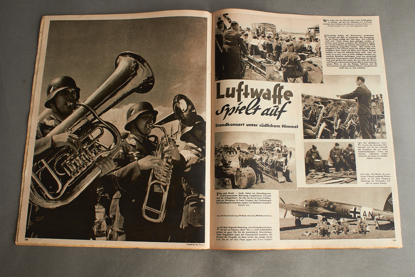 WW2 Tysk Luftwaffe "Der Adler" Blad fra 1941. Original.