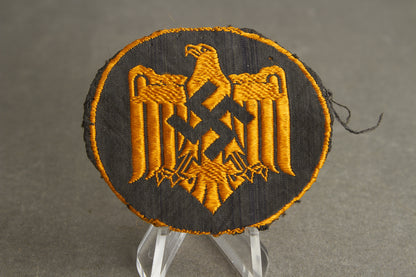 WW2 Tysk DRL Stofmærke. Har været påsyet. Original.