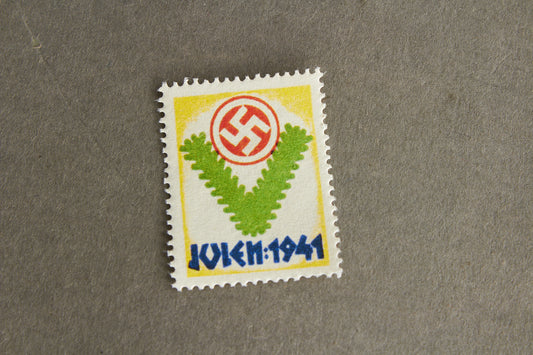 WW2 Dansk DNSAP Frimærke "Julen 1941". Original.