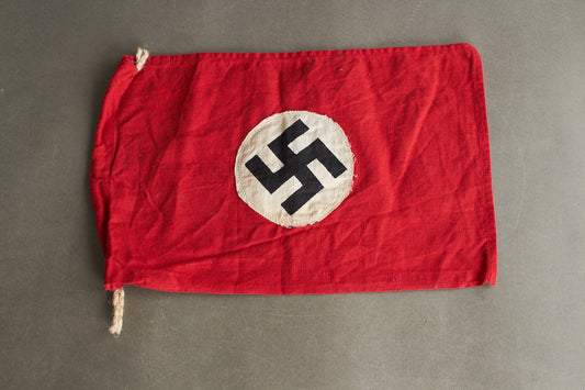 WW2 Tysk NSDAP Firkantet Vimpel. Original.