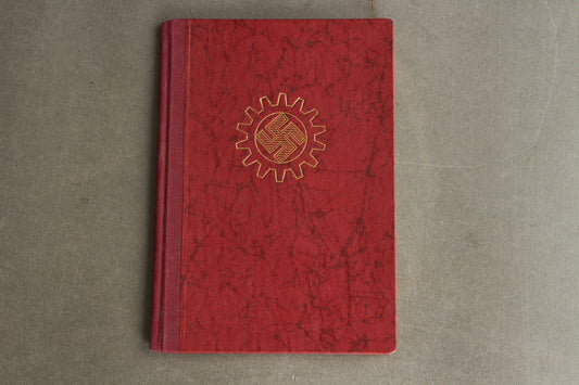 WW2 Tysk DAF Medlemsbog. Original.