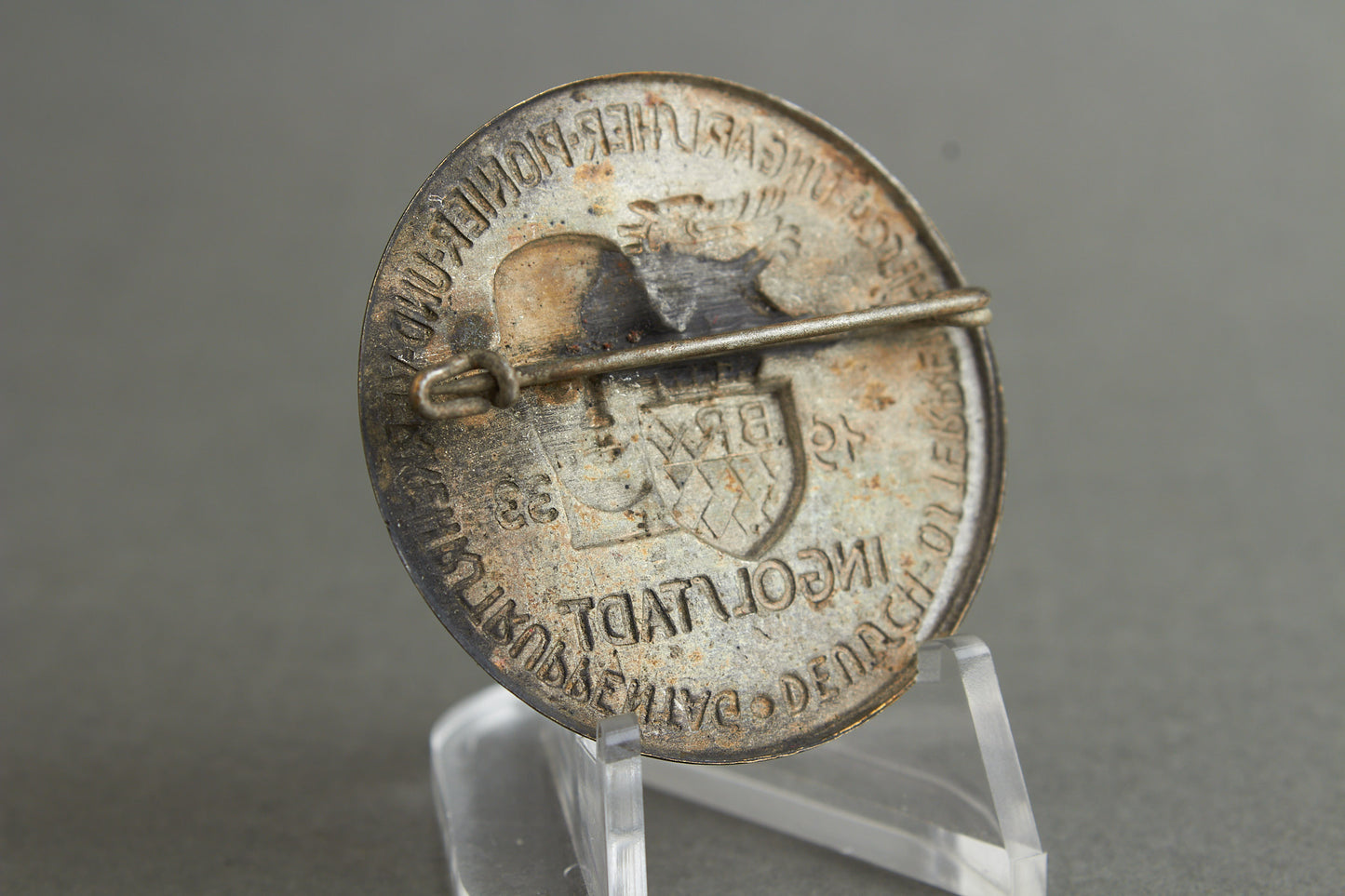 WW2 Tysk Tidlig "Tag der Wehrmacht" Tinnie. Sjælden. "Deutsch-Österreichisch-Ungarisher-Pionier-und-Verkehrstruppentag". Original.