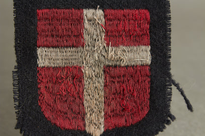 WW2 Tysk Frikorps Danmark Ærmeskjold. Efterkrigs.