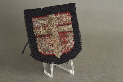 WW2 Tysk Frikorps Danmark Ærmeskjold. Efterkrigs.