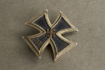 WW2 Tysk Jernkors 1. Klasse. Umærket. Flot brugt stand. Original.